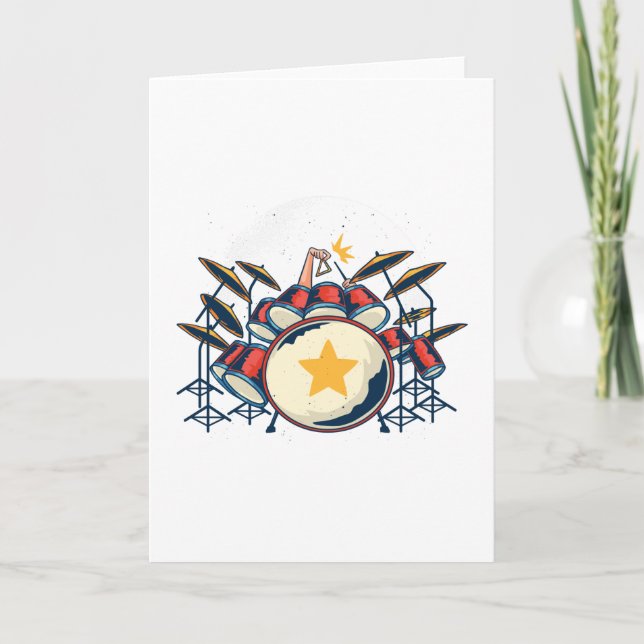 Trommeln Karte (Vorderseite)