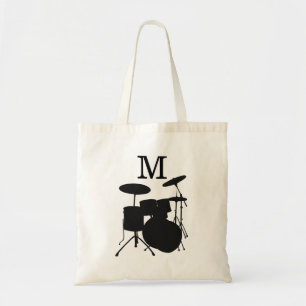Trommeln Musikinstrumente Lehrer Schüler Monogramm Tragetasche
