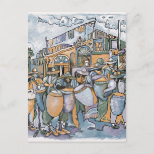 Trommeln Nachts Postkarte 2008 Vs.