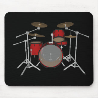 Trommeln:Red Drum Kit: 3D-Modell:Mousepad Mousepad