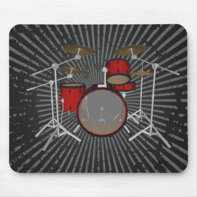 Trommeln: Rote Trommel-Ausrüstung: Modell 3D: Mousepad (Vorne)