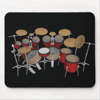 Trommeln: Rote Trommel-Ausrüstung: Modell 3D: Mousepad