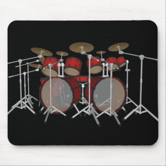 Trommeln: Rote Trommel-Ausrüstung: Modell 3D: Mousepad
