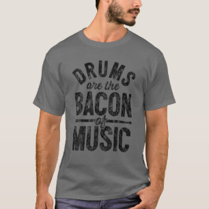 Trommeln sind das Becken von Music Funny Drummer V T-Shirt