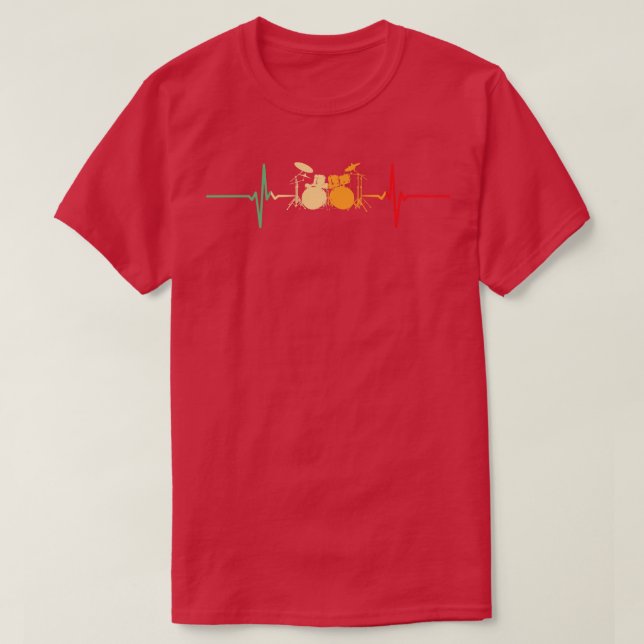 Trommeln T-Shirt (Design vorne)