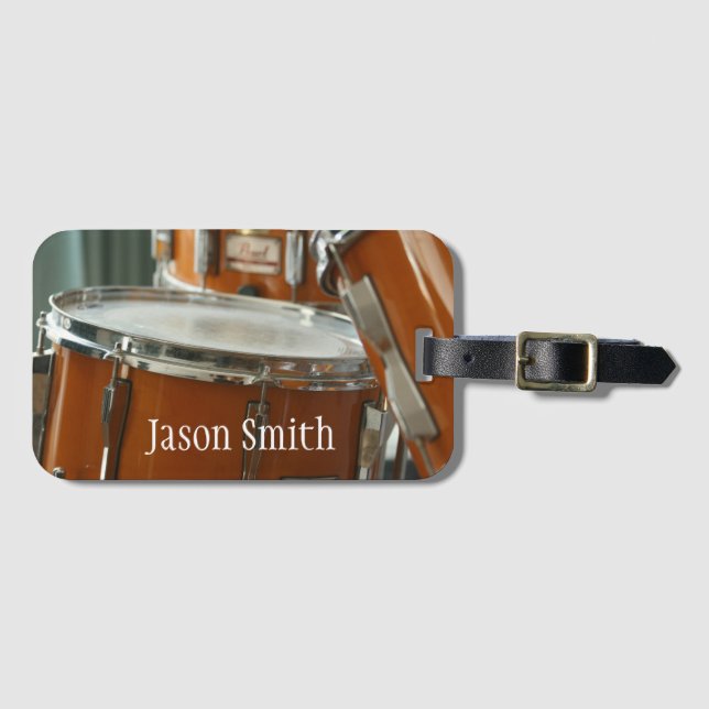 Trommeln und gepäckanhänger (Vorderseite (Horizontal))