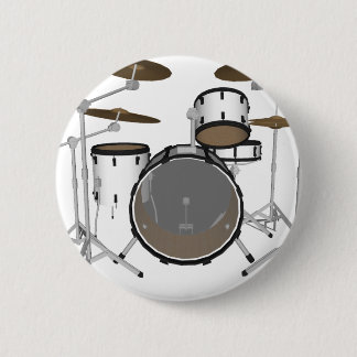 Trommeln: White Drum Kit: 3D-Modell: Button