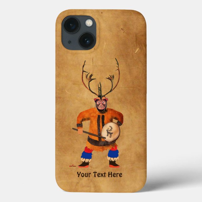 Trommelnder Schamane Case-Mate iPhone Hülle (Rückseite)