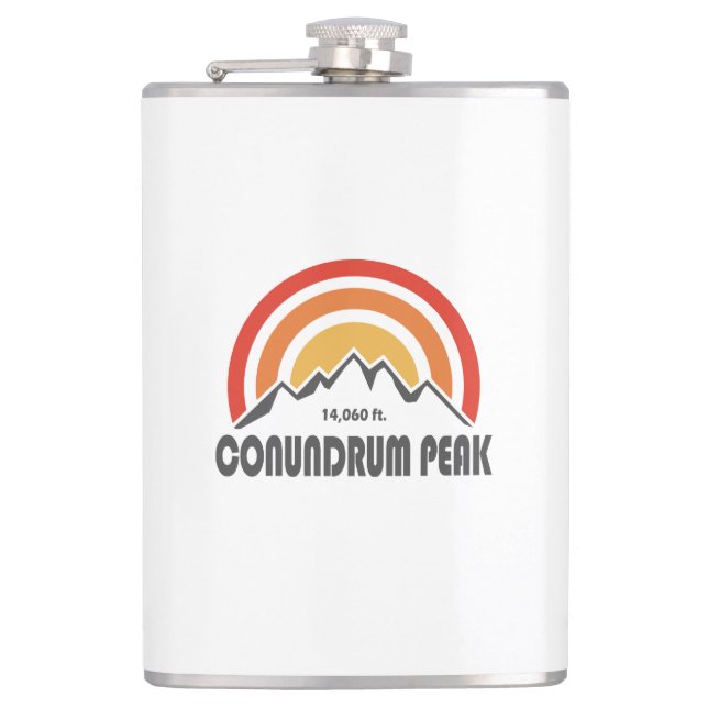 Trommelpeak Flachmann (Vorderseite)