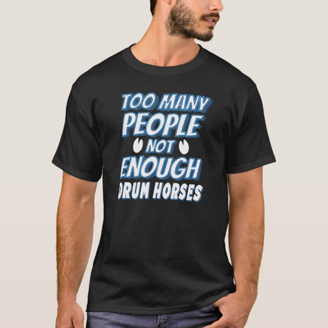Trommelpferdreiter T-Shirt (Vorderseite)