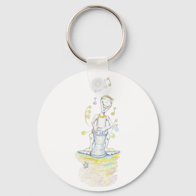 Trommelschläger Schlüsselanhänger (Vorderseite)