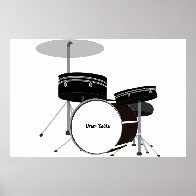 Trommelschlagposter Poster (Vorne)