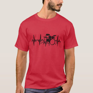 Trommelset Pulse Line Freund T-Shirt