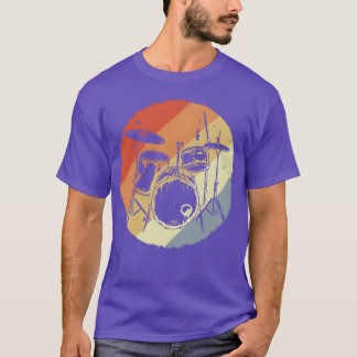 Trommelset Retro-Freund T-Shirt