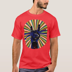Trommelstöcke Rock On Vintage-Trommler Trommeln T-Shirt