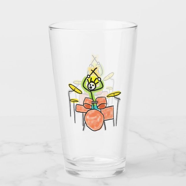 Trommelstockmann Glas (Vorderseite)