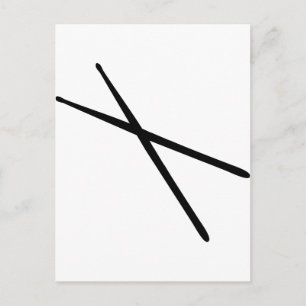 Trommelsymbol Postkarte