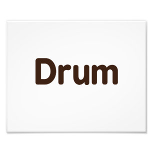 Trommeltextbraun-Musikentwurf Fotodruck