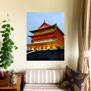 Trommelturm von Xi'An Fotodruck