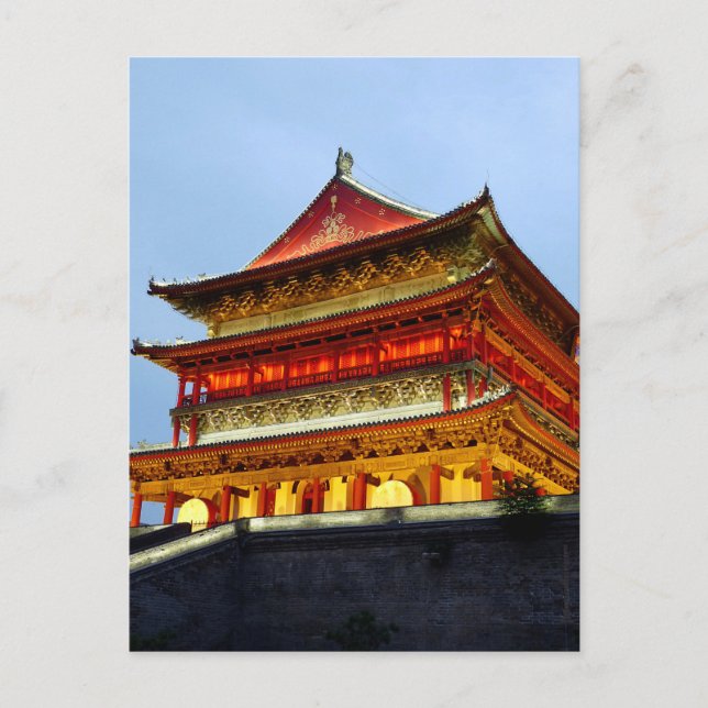 Trommelturm von Xi'An Postkarte (Vorderseite)
