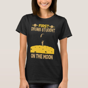 Trommler auf dem Mond T-Shirt