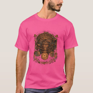 Trommler Drum Set Steampunk Drumset Trommeln Tromm T-Shirt