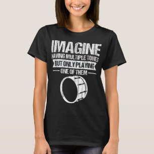 Trommler Drum Tenor Music Marching Band Drummer Dr T-Shirt