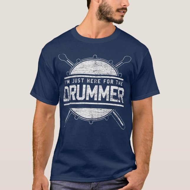 Trommler-Geschenke sind nur hier für Drummer-Drums T-Shirt (Vorderseite)