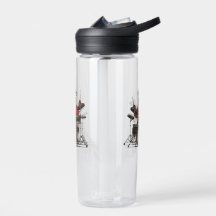 Trommler Weihnachten Lustig Vintage Santa spielt S Trinkflasche