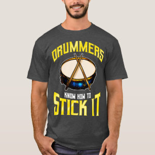 Trommler wissen, wie man das Trommeln-Schlagzeug a T-Shirt