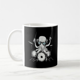Trommlerband "Octopus Playing Drum Drum Player Dru Kaffeetasse