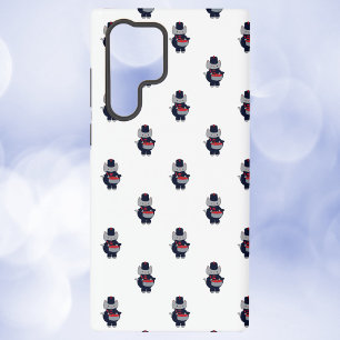 Trommlerkatze der Marschkapelle in Navyblau und Ro Samsung Galaxy Hülle