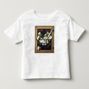 Trompe - L ' oeil mit Buchstaben und Notizbüchern Kleinkind T-shirt