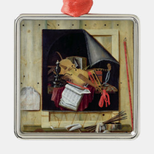 Trompe - L ' oeil Stillleben, 1665 Ornament Aus Metall