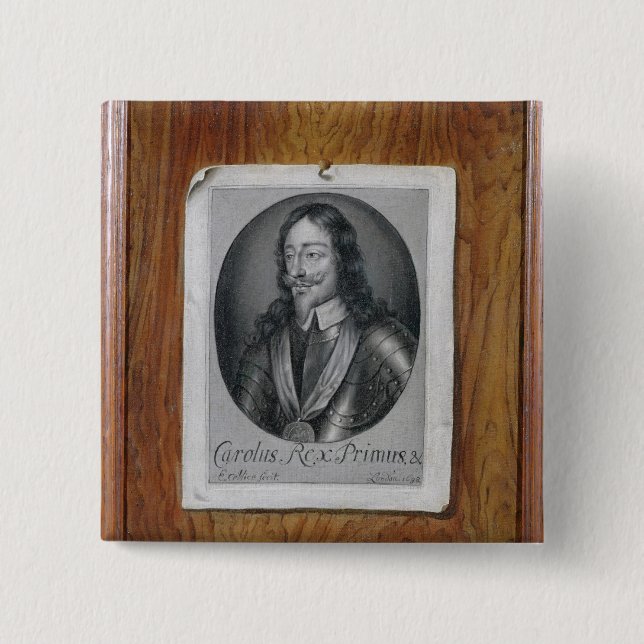 Trompe - L ' oeil Stillleben eines Druckes von Button (Vorderseite)