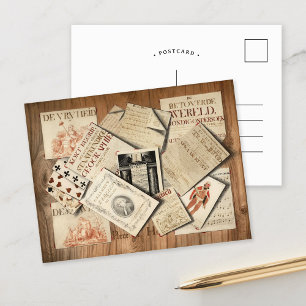 Trompe l'oeil   Piere De Hoop Postkarte