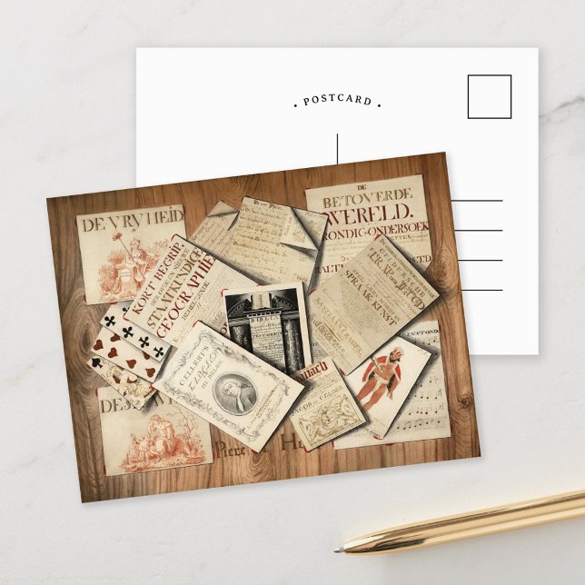 Trompe l'oeil | Piere De Hoop Postkarte (Von Creator hochgeladen)