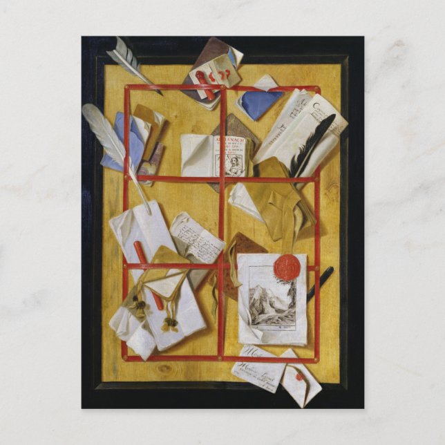 Trompe l'Oeil Postkarte (Vorderseite)