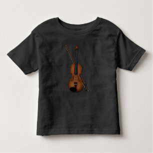 Trompe L'oeil Violine Viola Elegante Klassische Mu Kleinkind T-shirt