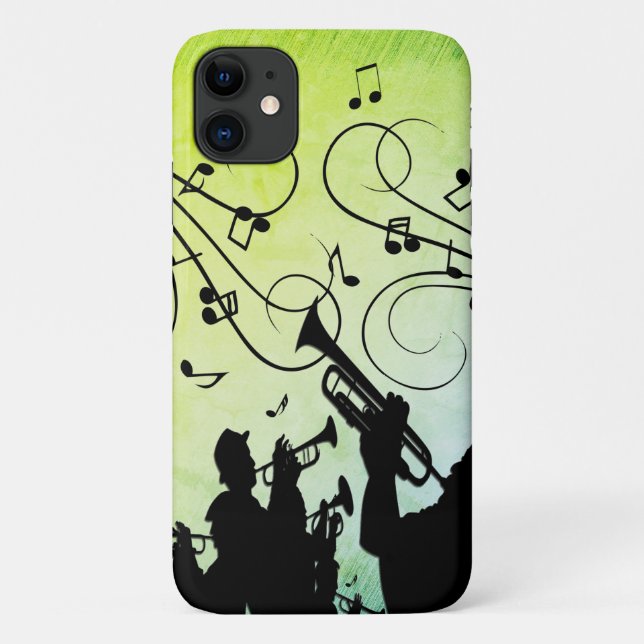 Trompet Abschnitt Grüne Musik Case-Mate iPhone Hülle (Rückseite)