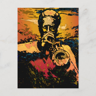 Trompet Fire Postkarte