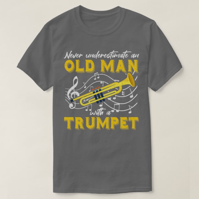 Trompet Instrument Trompets Musical Gift T-Shirt (Design vorne)
