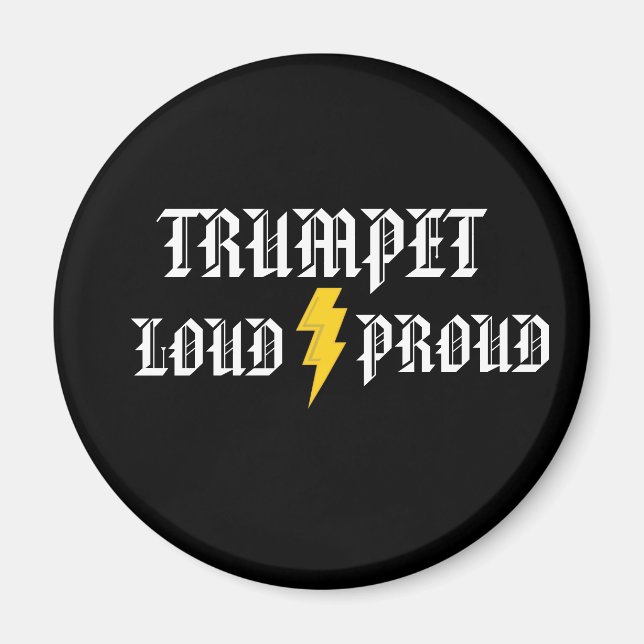 Trompet: Laud und Proud Magnet (Vorne)