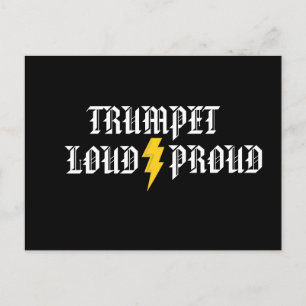 Trompet: Laute und laute Postkarte