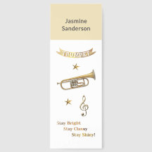 Trompet Music Lover Musikanlage Lesezeichen