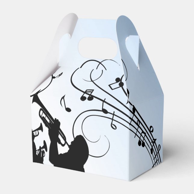 Trompet Section Blue Music Geschenkschachtel (Vorderseite)