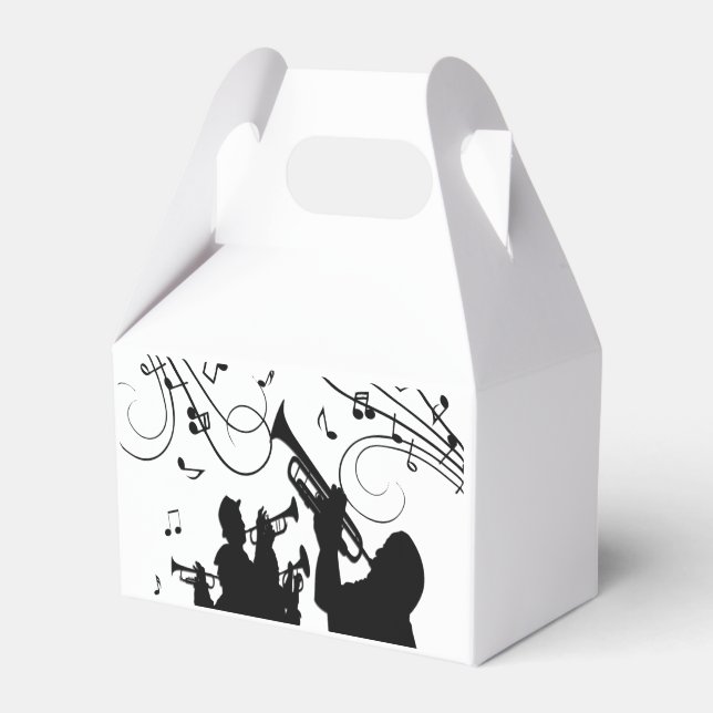 Trompet Section Jazz Music Geschenkschachtel (Vorderseite)