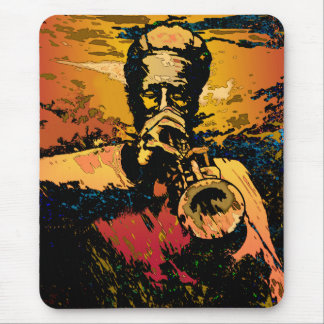 Trompete-Feuer Mousepad