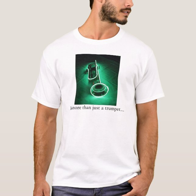 Trompete ist ein Lebensstil T-Shirt (Vorderseite)