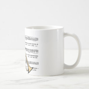 Trompete musikalisch 11 B Kaffeetasse